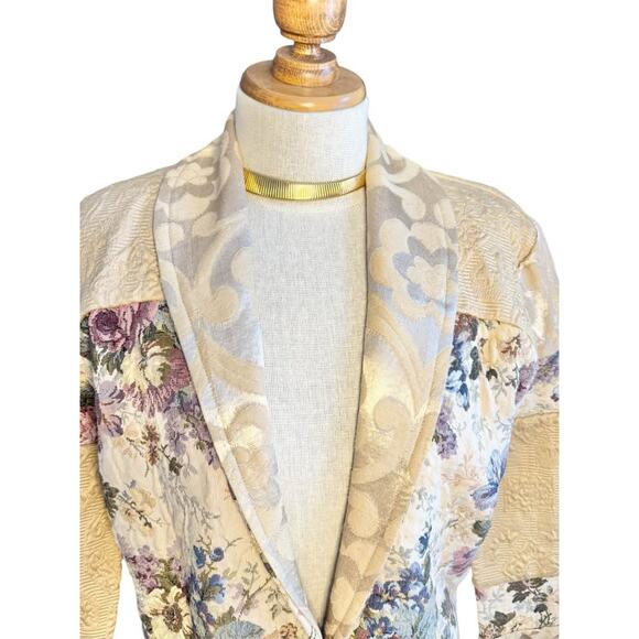 Vintage Floral Patchwork Women's Jacket - Picture 4 of 9